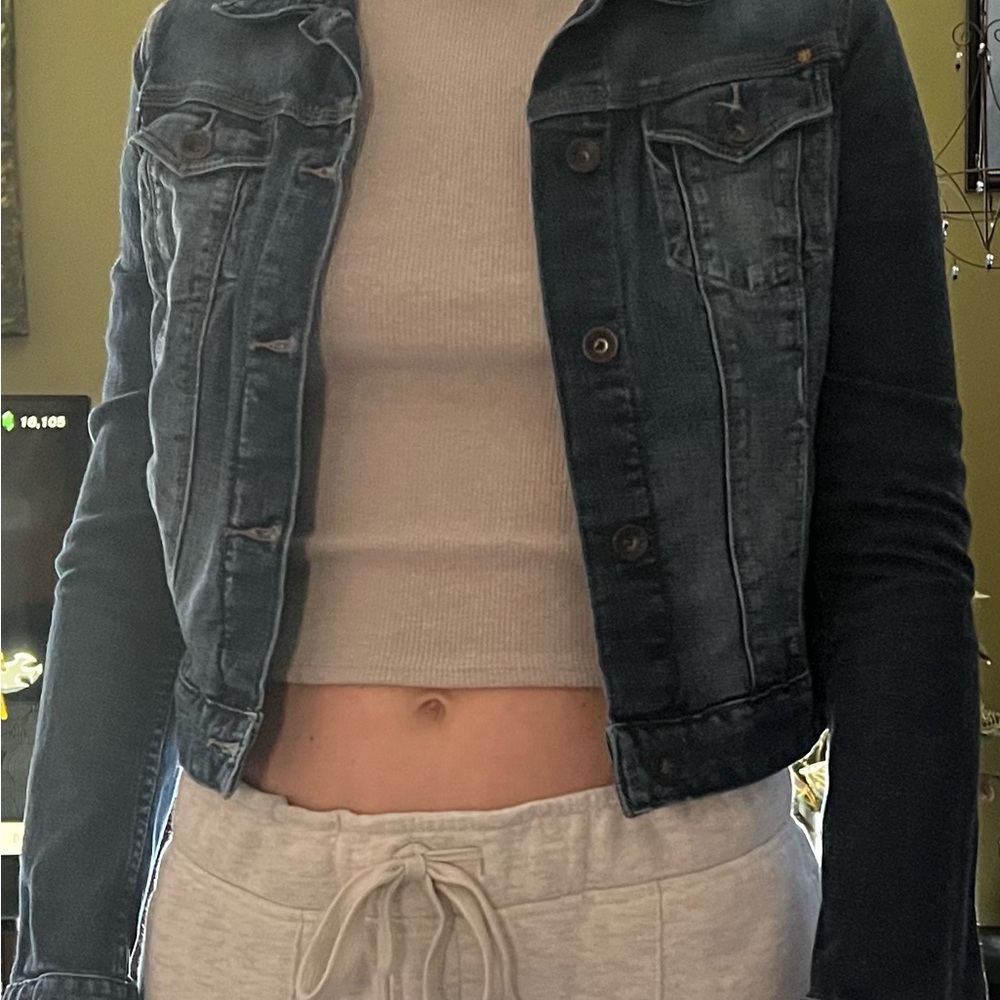 Lucky Brand Dark Blue Jean Jacket